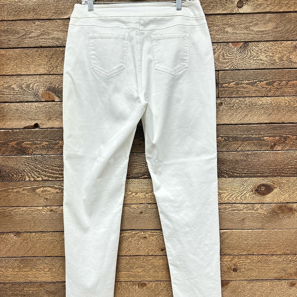 Patchington White Pearl & Stud Embellished Croppe… - image 7